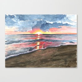 Virginia Sunrise at the Beach Canvas Print