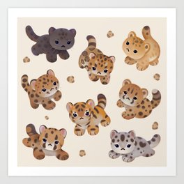 The year of big cat cubs Art Print