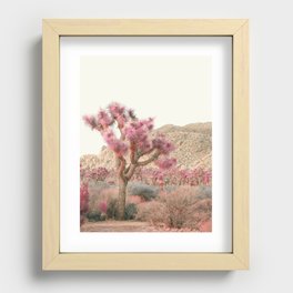 Surreal Desert #2 - Joshua Tree Nature Photography Recessed Framed Print