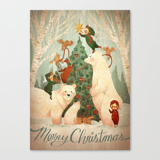 Christmas Card 2014 Canvas Print