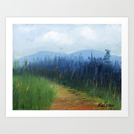 Mountain Path Art Print