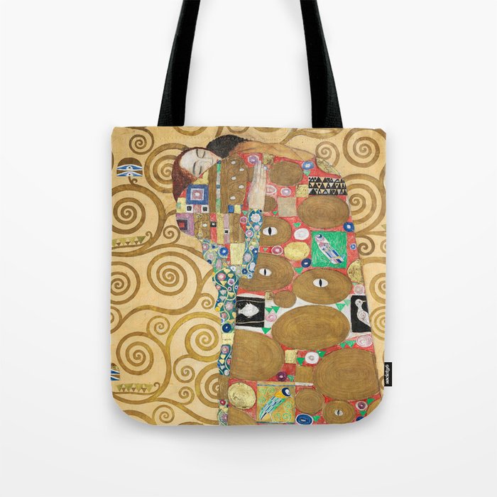 Gustav Klimt - Fulfillment, Stoclet Frieze Tote Bag