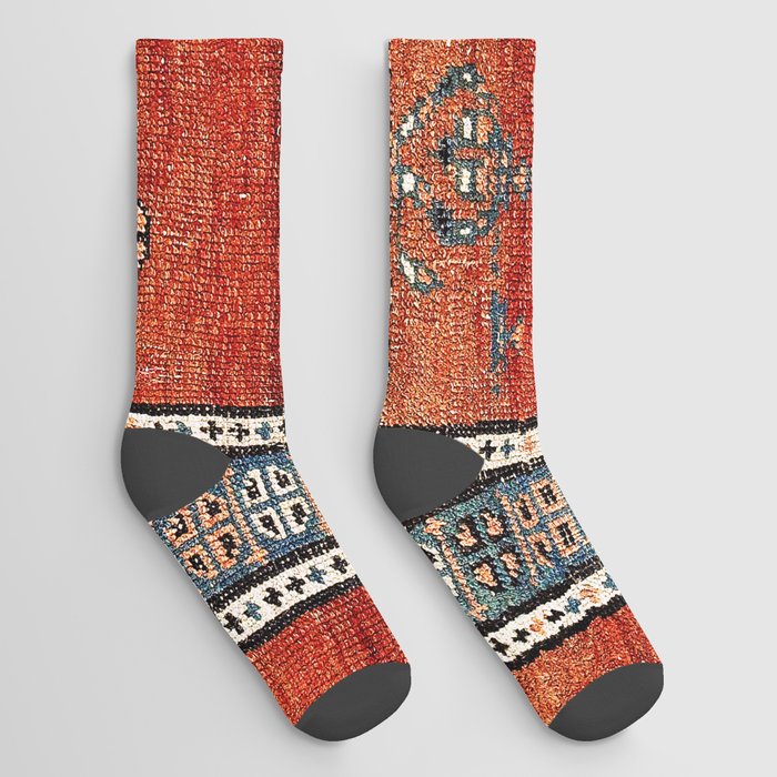 Bakhshaish Azerbaijan Northwest Persian Carpet Print Socks