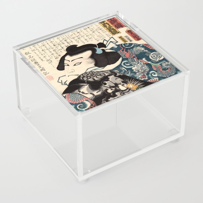 The Gangster Tomigoro (Utagawa Kunisada) Acrylic Box