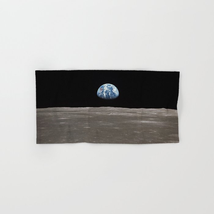 Earthrise Over Moon Apollo 11 Mission Hand & Bath Towel