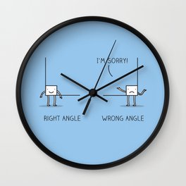 Angles Wall Clock