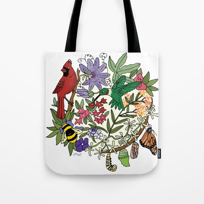 Pollinator's Garden Tote Bag