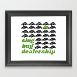 Slug Bug Dealership Framed Art Print
