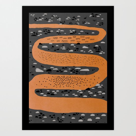 river Art Print