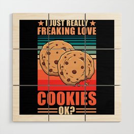 Cookies Love Wood Wall Art