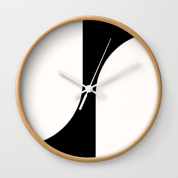 Modern Minimal Arch Abstract XXXVI Wall Clock