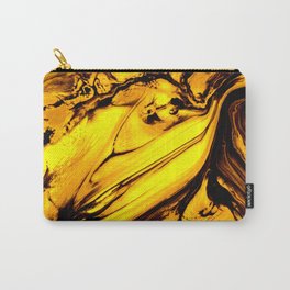 Honey Golden Abstract Painting Carry-All Pouch