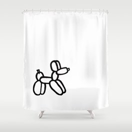 Balloon Dog Shower Curtain