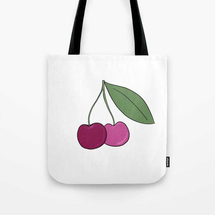 Simple Cherry Tote Bag