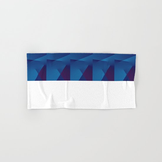 Abstract Geometric QQ Hand & Bath Towel