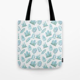Crystals - Turquoise Tote Bag