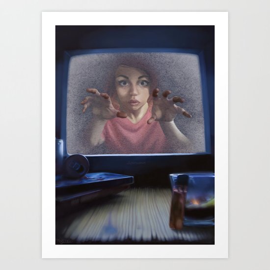 White Noise (Revised) Art Print