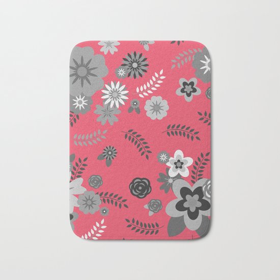 FLORAL PATTERN 2 Bath Mat