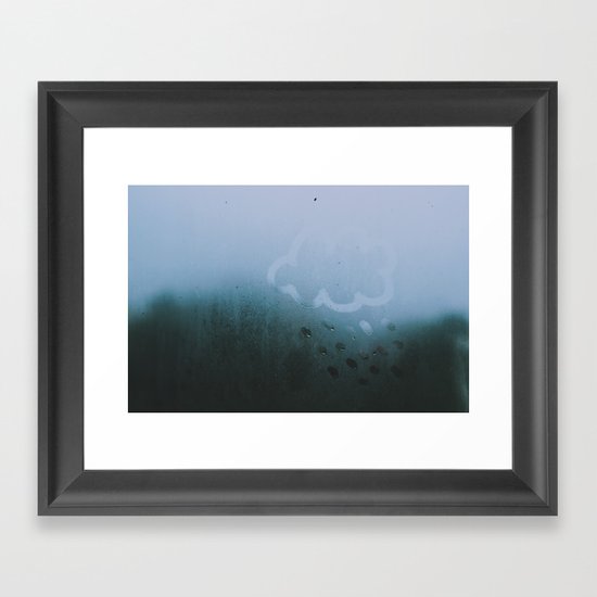 Rain Framed Art Print
