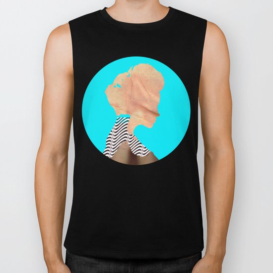 A strange kind of woman · the blue one · Crop Circle Biker Tank