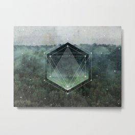 The Sacred Wood Metal Print | Nature, Mixed Media, Landscape, Curated, Illustration 