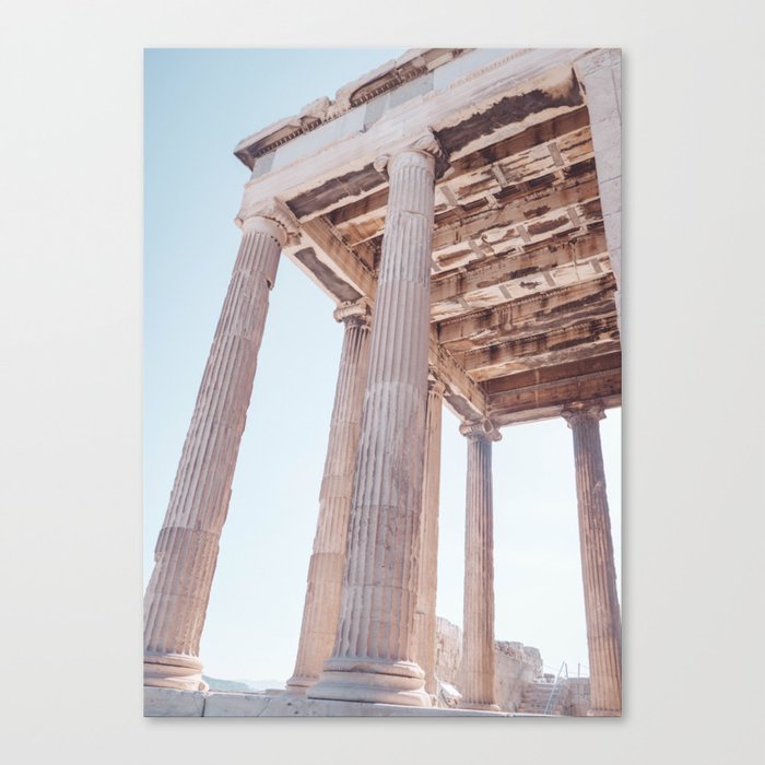 Greece Acropolis Canvas Print