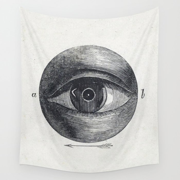 Eye Menselijk oog met een afwijking print Isaac Weissenbruch Wall Tapestry