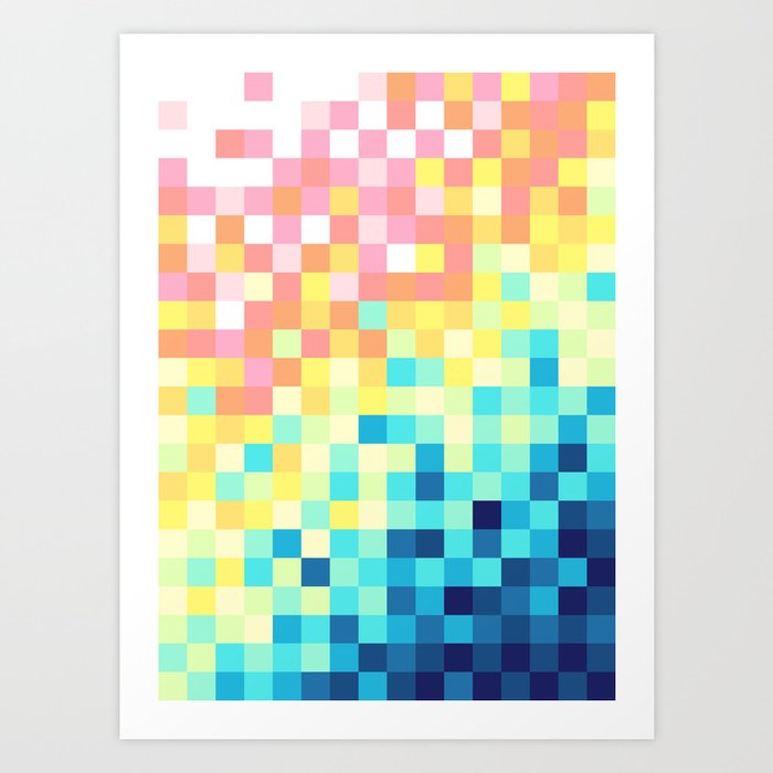 Verwonderlijk Pixels Art Print by audreyonline | Society6 FW-07