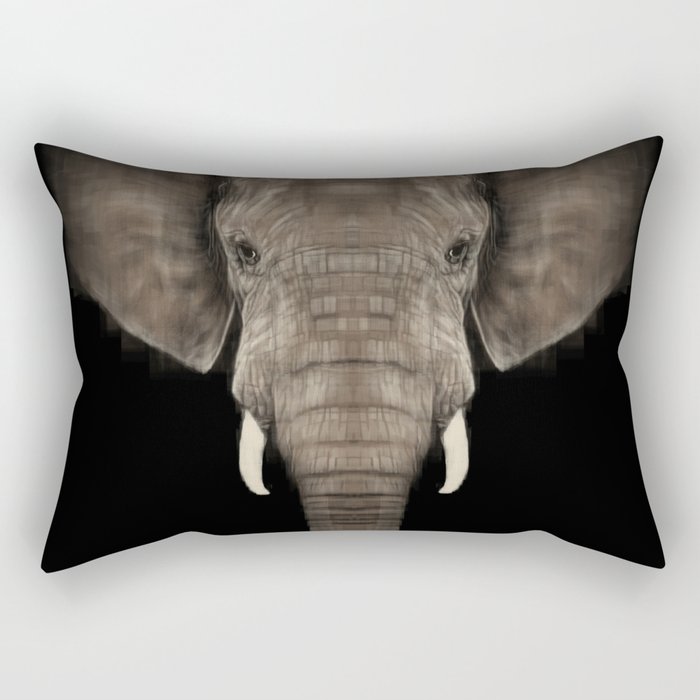 Elephant Sym Rectangular Pillow