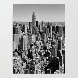 New York City Skyline - Midtown Manhattan Poster
