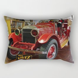  1924 Stutz fire truck fire department fire fighting transporation color photograph / photography Rectangular Pillow