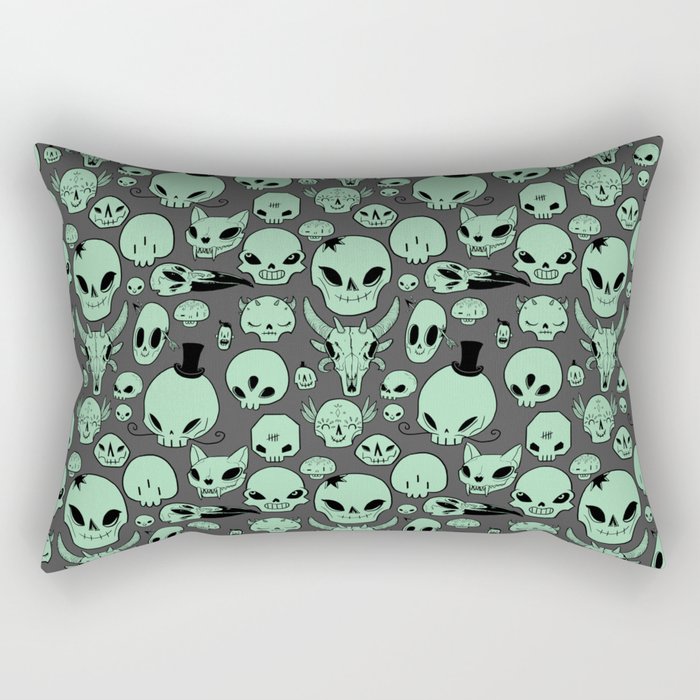 Skulls Rectangular Pillow