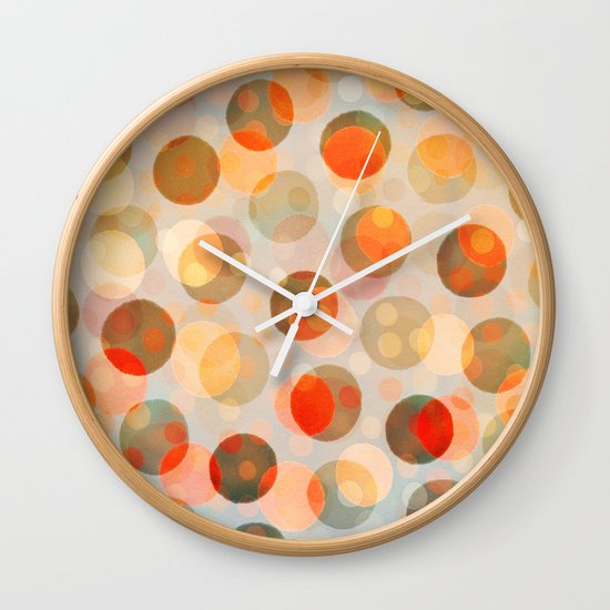 GOLDEN DAYS OF SUMMER Wall Clock