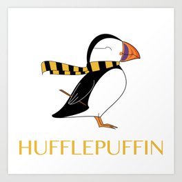 Hufflepuffin Art Print