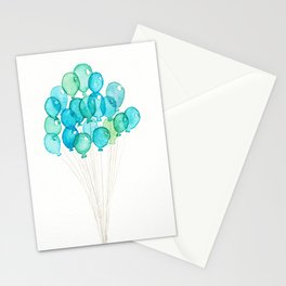 Balloons Stationery Card