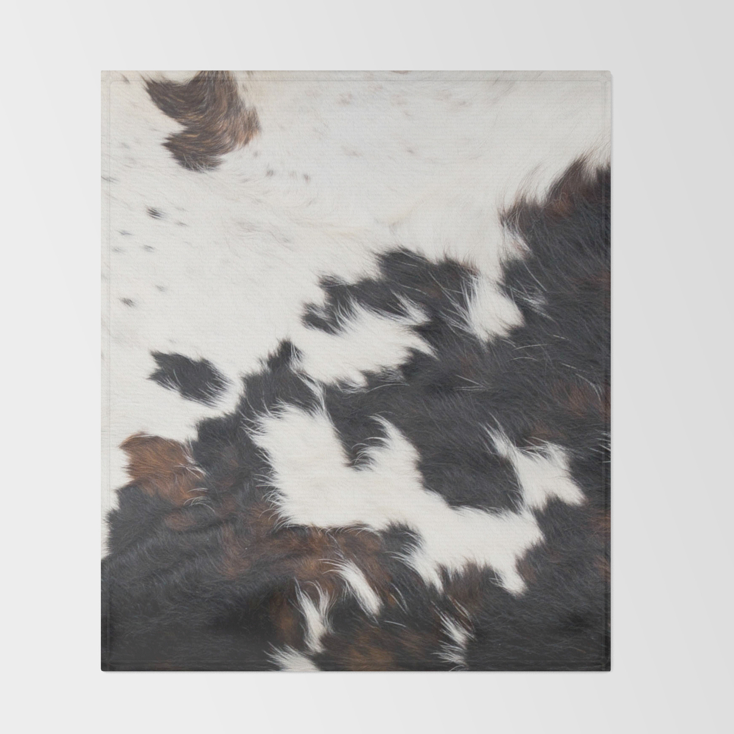 Brown Cowhide Throw Blanket By Cadinera Society6