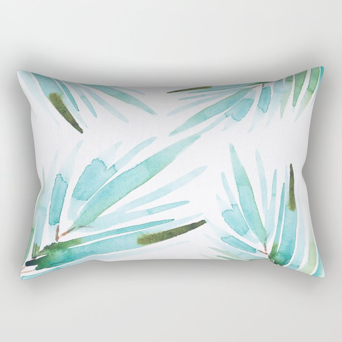 Palm tree leaves Rectangular Pillow