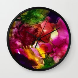 colorful barf Wall Clock