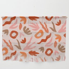 Earthy Paper Cutouts - Mid Century Modern Abstract Wall Hanging