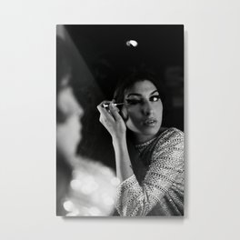 Amy#Winehouse Vintage Poster Metal Print | Typography, Creative, Popposter, Womancustom, Song, Graphic Design, Back To Black, Lyrical, Amy, Graphicdesign 