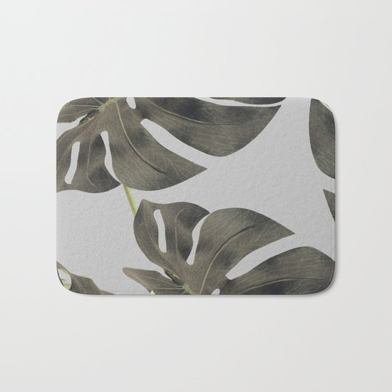 Monstera V2 #society6 #decor #buyart Bath Mat