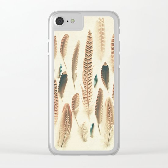 Found Feathers Clear iPhone Case