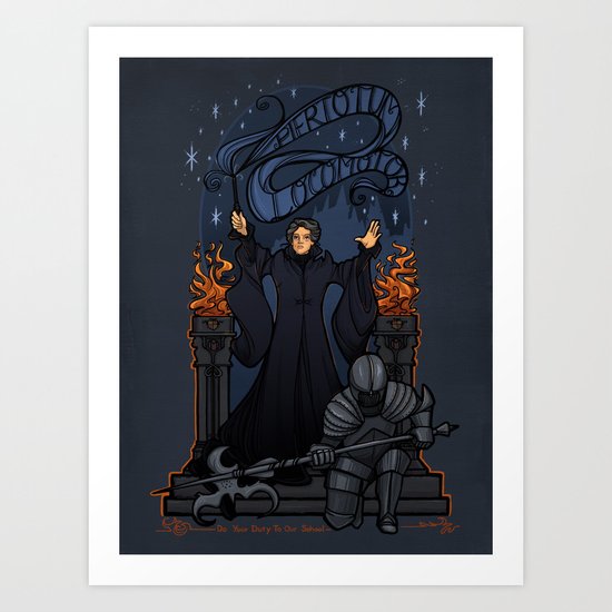 Defend us! Art Print