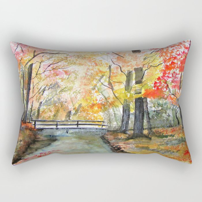Autumn Forest Rectangular Pillow