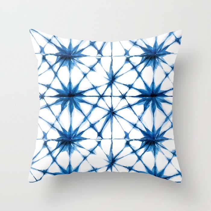 Shibori Tie Dye Pattern Throw Pillow By Sofiahawk Society6