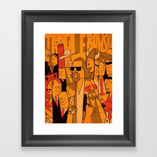 The Big Lebowski Framed Art Print