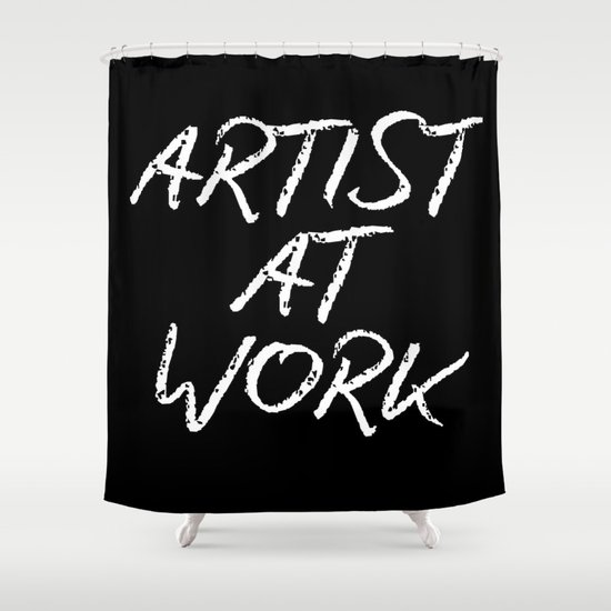 Artist At Work Shower Curtain
