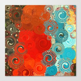 Swirls Galore Canvas Print