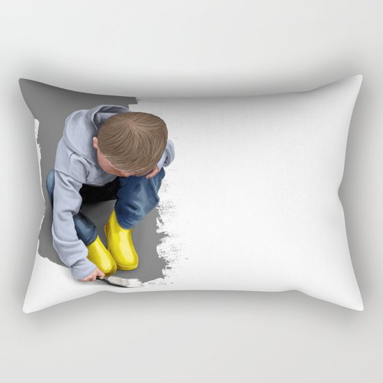 To Live with No Thought for the Future Rectangular Pillow