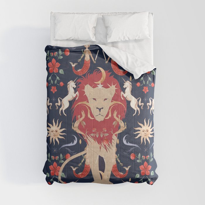 The Medieval Menagerie  Comforter